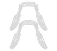 Générique Lot de 2 Plaquettes Nasales en Silicone Souple pour Lunettes, Coussinets de Rechange Confortables et Antidérapants, Support Nasal Garçon et Filles Adaptable pour Montures