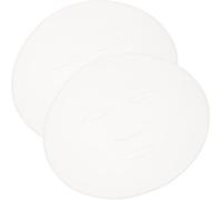 Générique Lot de 2 Plateaux de Masque en Silicone Réutilisables Pratiques pour Masque Hydratant, Matériau Silicone Blanc, pour Salon Professionnel Couleur Aléatoire