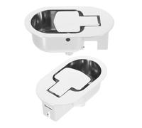 Générique Lot De 2 Poignées De Rechange pour Canapé Câble De Traction Poignée De Rechange pour Fauteuil Inclinable Alliage De Zinc Argenté