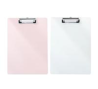 Générique Lot de 2 Porte-documents A4 Couleur Neutre Planchette à Pince pour Bureau et Étudiants Plaque Base D’écriture Rigide Presse-papiers Multifonction pour Couleur