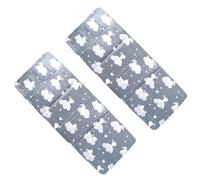 Générique Lot de 2 Protections Anti-éclaboussures en Feuille D'aluminium Réutilisables, Pare-huile Pliables Cuisine, pour Poêles et Plaques de Cuisson
