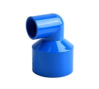 Générique Lot de 2 raccords réducteurs en PVC Droits/coudés (20, 25, 32, 40, 50 mm) for tuyaux d'arrosage d'aquarium(Blue Elbow,40x20mm)
