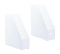Générique Lot de 2 Rayons de Rangement en Plastique pour Dossiers et Documents, Design Simple, Stable et Fiable, pour Bureaux et Espaces D'étude à Domicile