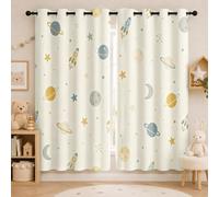 Générique Lot de 2 Rideau Occultant Thermique Espace, 75x166cm (LxH)