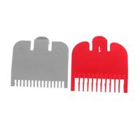 Générique Lot de 2 Sabots de Tondeuse en Plastique Coloré pour Coupes Uniformes, Guides de Coupe Professionnels Fiables, pour Salons et Usage Professionnel