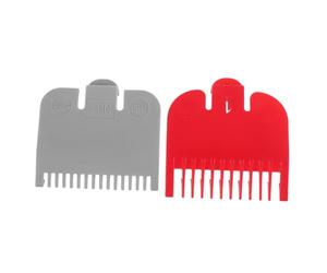 Générique Lot de 2 Sabots de Tondeuse en Plastique Coloré pour Coupes Uniformes, Guides de Coupe Professionnels Fiables, pour Salons et Usage Professionnel