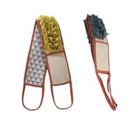 Générique Lot de 2 Serviettes de Bain Exfoliantes Dos en Filaments de Viscose, Double Face, pour Éliminer les Peaux Mortes et Réduire le Stress Couleur Aléatoire