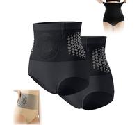 Générique Lot de 2 Short Sculptant Thermogénique Brûleur De Graisse Pauraju, Short Gainant 4 en 1 Pauraju, Gainant Ventre Plat Taille Haute pour Femme