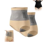 Générique Lot de 2 Short Sculptant Thermogénique Brûleur De Graisse Pauraju, Short Gainant 4 en 1 Pauraju, Gainant Ventre Plat Taille Haute pour Femme