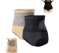 Générique Lot de 2 Short Sculptant Thermogénique Brûleur De Graisse Pauraju, Short Gainant 4 en 1 Pauraju, Gainant Ventre Plat Taille Haute pour Femme
