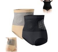 Générique Lot de 2 Short Sculptant Thermogénique Brûleur De Graisse, Short Gainant 4 en 1, Gainant Ventre Plat Taille Haute pour Femme