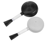 Générique Lot de 2 Souffleurs D’Air Brosse Détachable pour Mobile Phone et Objectif de Télescope en Plastique Nettoyage des Zones Difficiles d’Accès Couleur Gris