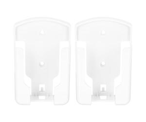 Générique Lot de 2 Supports Muraux Autocollants pour Télécommande, Grosse Taille, Plastique Solide, sans Perçage, Conteneur de Rangement Pratique pour Télécommandes TV et Climatiseur, Gain