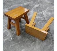 Générique Lot De 2 Tabouret Bois, Tabouret Bas D'appoint 24 * 15 * 23 Cm - Banc Bout De Lit De Chambre - Marchepied Salle À Manger en Bois Massif - Marche Pied De Entrée Cuisine Salon(Yellow)