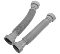 Générique Lot de 2 Tuyaux D’Évacuation Extensibles Flexibles pour Évier et Lavabo Rallonge de Tuyau de Vidange Résistante à Haute Pression Compatible la Cuisine et Salle de Bain