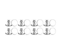 Générique Lot de 20/4 Boutons de Jeans détachables, Boutons à épingles for Jeans, sans Clous, réglables, for Accessoires de Couture de vêtements de Bricolage(8Pcs)