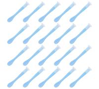 Générique Lot de 20 Bâtonnets à Ventouse pour Lentilles de Contact Bleu Ciel, Outil D'insertion Retrait Hygiénique, Applicateur Portable pour Usage Quotidien et Voyage, Accessoires