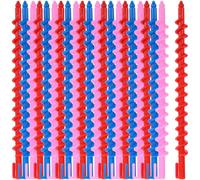Générique Lot de 20 Bigoudis Spirale pour Permanente Petits Rouleaux Solides pour Cheveux Courts Outils Coiffure pour Femmes Kit Boucles Spirales Usage Salon et Couleur Aléatoire