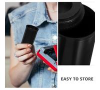 Générique Lot de 20 Boîtes de Pellicule Noires Opaques avec Couvercles Tubes Cylindriques Réutilisables pour Rangement Sécurisé de Films Photo Compatibles Toutes Marques Compactes et