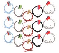 Générique Lot de 20 Élastiques à Cheveux Dinosaures en Matériau Solide Accessoires pour Petites Filles de 4 à 12 Ans Couleurs Mixtes pour Coiffures Mignonnes et Originales au Quotidien