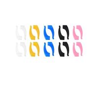 Générique Lot de 20 embouts antidérapants en silicone for lunettes(Style C-red)