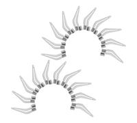 Générique Lot de 20 Embouts de Soudage Tête de Lissage en Plastique pour Réparation Pare-chocs, Accessoire de Soudure de Métal avec Pointe Réglable, Embouts pour Soudage Kayak et