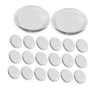 Générique Lot de 20 Patchs en Silicone pour Extensions de Cils - Support Réutilisable Grand Format - Plateau de Colle pour Cils Doux et Non Irritant - Outil Professionnel pour Rehaussement