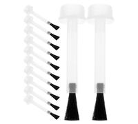 Générique Lot de 20 Pinceaux à Vernis à Ongles en Plastique Poils Souples, Applicateurs pour Flacons de Gel, pour Salons et Usage Professionnel