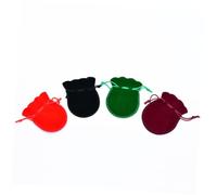 Générique Lot de 20 Pochettes en Flanelle Forme Gourde 9 X 7 CM Cordon de Serrage Paquet de Rangement pour Bijoux Bonbons et Petits Objets pour Fêtes Mariages et Couleur Aléatoire