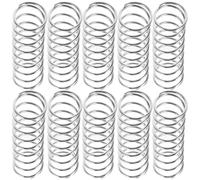 Générique Lot de 20 Ressorts Secateur en Acier Manganèse Argentés, Ressorts de Compression Robustes pour Sécateur de Jardin Printemps, Adaptés à L'entretien et Augmentation de Productivité
