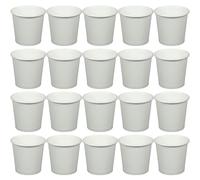 Générique Lot de 200 Gobelets en Papier 50 Ml pour Café et Boissons Chaudes, Blancs, Jetables et Pratiques, pour Bureaux et Réunions