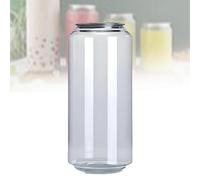 Générique Lot de 200 gobelets jetables étanches en plastique for sceller les canettes, bouteilles de boisson en PET avec couvercles en aluminium, for Boba, smoothie(330ml)