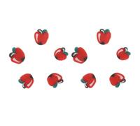 Générique Lot de 200 Perles en Pâte Polymère Rouges pour Bracelets et Colliers, Matériau Décoratif et Artisanal, pour Projets de Bijoux DIY la Mode