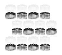 Générique Lot de 24 Set de Set de Peignes à Cheveux Français Vintage en Plastique 11 Dents, Mini Peignes Compacts et Confortables pour Sorties Décontractées et Voyages D'affaires