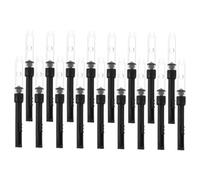 Générique Lot de 25 Absorbeurs d'Encre 34 MM pour Stylo-Plume Convertisseurs à Piston Universels en ABS Noir Recharge d'Encre Pratique pour Fournitures Scolaires et Usage Quotidien