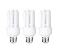 Générique Lot de 3 Ampoules Basse consommation 11W=60W E27 ES CFL, Ampoules à vis CFL, lumière du Jour 6400K, Lampe Fluorescente compacte,E27 2700k