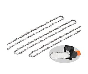 Générique Lot de 3 Chaîne de tronçonneuse，Chaîne de tronçonneuse Compatible pour Stihl MS170/MS180 3/8" LP 50 maillons 1,1mm 35cm