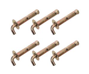 Générique Lot de 3 de Boulons D'ancrage à Expansion M10x100 en Fer Crochets pour Chauffe-eau Électrique Stabilité Lourde et Anti-desserrage pour Béton et Brique