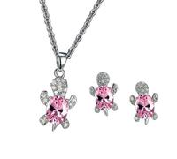 Générique Lot de 3 ensembles de bijoux Chelonian avec ingrédients en alliage pour, bijoux sûrs pour un usage diurne et cadeaux, ensemble de tortues à la mode