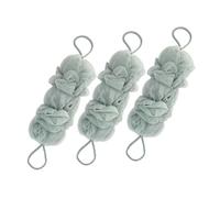 Générique Lot de 3 Éponges de Longues en Luffa Bleu-Vert Éponge Dos Gommage Corporel Naturel pour Homme et Femme Exfoliant Doux pour Peau Sensible Lavage Intime et Massage Spa