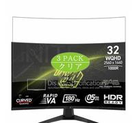 Générique Lot de 3 Film de Protection d'écran, compatible avec MSI MAG 325CQF 31.5" Monitor, Film Protecteur Screen Protector (non vitre verre trempé)