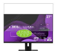 Générique Lot de 3 Film de Protection d'écran, compatible avec ViewSonic VG2748a-2K VG2752-2K VG2741V VA270-H-2 27" monitor, Film Protecteur Screen Protector (non vitre verre trempé)