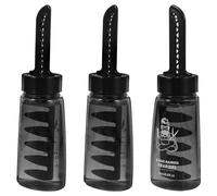 Générique Lot de 3 Flacons Vides de Gel Coiffant pour Hommes avec Peigne Intégré Flacon en Plastique Résistant de 260 Ml pour Coiffure Rétro Rechargeables et Portables