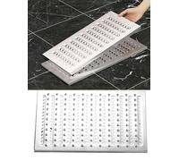 Générique Lot de 3 grilles de Drainage en Acier Inoxydable 304 for égouts, trottoirs, Parcs et Jardins(L80xW20cm)