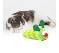 Générique Lot de 3 Jouets interactifs pour Chat d'intérieur avec Herbe à Chat Silvervine, Jouet à mâcher en Peluche pour Le Nettoyage des Dents, Accessoires dentaires Doux et résistants aux morsures
