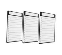 Générique Lot de 3 Petits Tableaux Blancs Magnétiques pour Réfrigérateur Film PET Effaçable à Sec Autocollants Réutilisables pour Liste de Courses et Mémos Format Petit