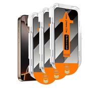 Générique Lot de 3 Protecteurs d’Écran iP15 - Verre Trempé de Confidentialité Anti-Espion, Haute Résistance, Installation Sans Poussière, Compatible Face ID et Écran Tactile, Protection Intégrale