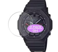 Générique Lot de 3 Protection d'écran en Verre Trempé, compatible avec Casio G-Shock GA-B2100BBR GA-B2100, 9H Film Protecteur Tempered Glass Screen Protector
