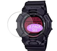 Générique Lot de 3 Protection d'écran en Verre Trempé, compatible avec Casio G-Shock GD-010BBR GD-010, 9H Film Protecteur Tempered Glass Screen Protector