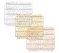 Générique Lot de 3 Tableaux à Lettres en Plastique Coloré Chiffres et Symboles pour Tableau à Lettres en Feutre, Accessoires Interchangeables pour Bureau, Café, Magasin et Maison